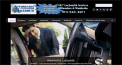 Desktop Screenshot of affordablelocksmithmilwaukee.com